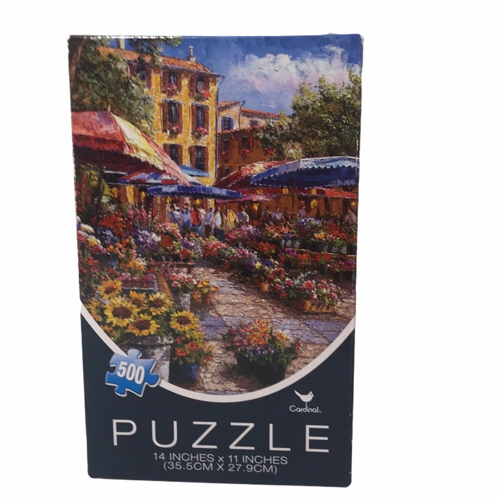 New Sealed Cardinal Flower Garden 500 PC Puzzle